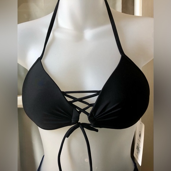Body Glove women’s black triangle string bikini in size XS - Picture 1 of 5